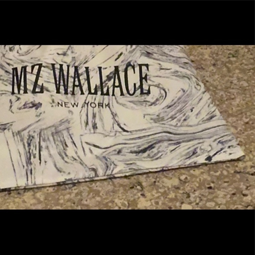 MZ Wallace White Quilted Bag with Drawstring Closure - Picture 10 of 10